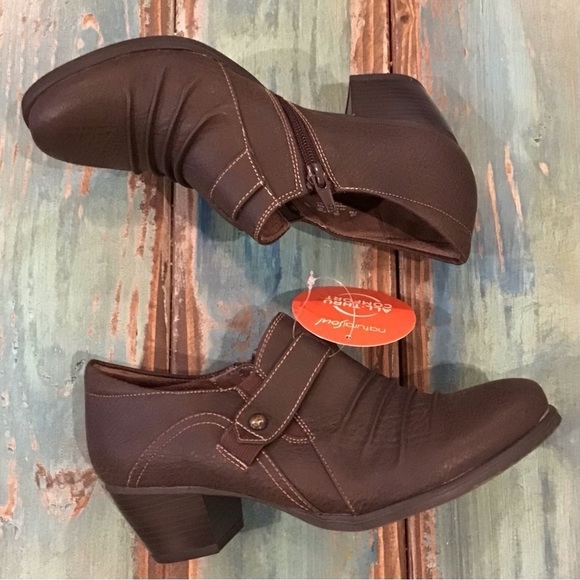 SOUL NWT Naturalizer Kariano Bootie Size 7 Ankle Boots Brown Comfort Shoes - Picture 8 of 11